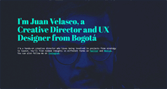 Desktop Screenshot of juandiegovelasco.com